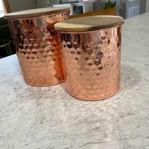Uncommon James copper canisters